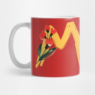 Initial letter M Mug